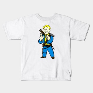 Vault Boy Retro Hero Kids T-Shirt